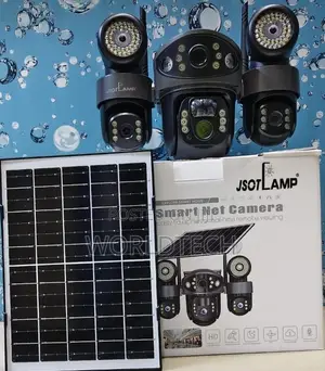 Triple Lens 4g PTZ Solar CCTV Camera