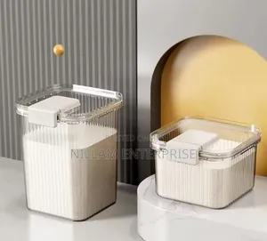 Acrylic Rice Bucket, Big Size Cereal Container