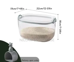 Acrylic Rice/Cereal Airtight Storage Containers.