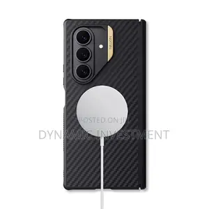 Samsung Galaxy Z Fold7 Fold 7 5g Carbon Fiber Magnetic Pen Case Cover