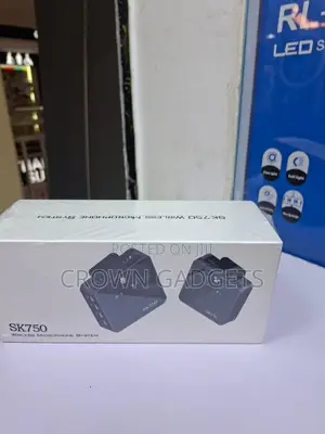 Sk750 2.4g Wireless Lavalier Microphone With Dual Transmitters
