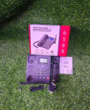 New GSM 6588 Wireless Office Desk Phone With Caller Id