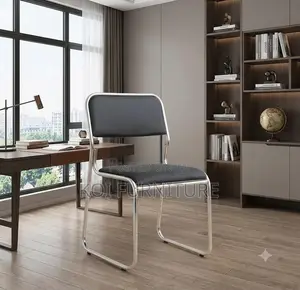Office Chairs; Mid Backrest Chrome Office Visitors Chairs