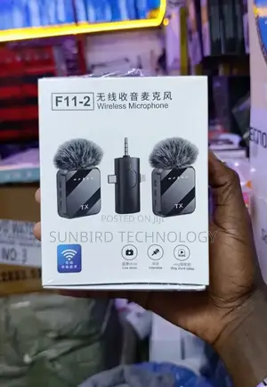F11-2 Wireless Microphone for Interviews, Content,Tiktok E.T.C