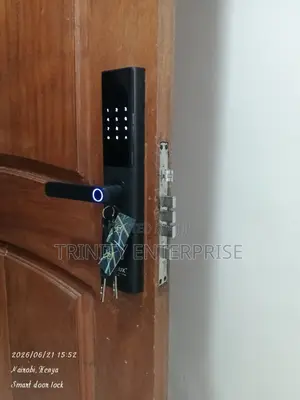 Tuya Wifi Electronic Smart Lock With Doorbell Fingerprint Card Keys