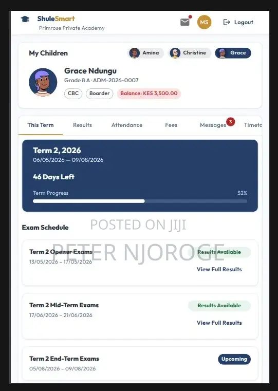 School Management System | Fees, Student Records, Parent Portal