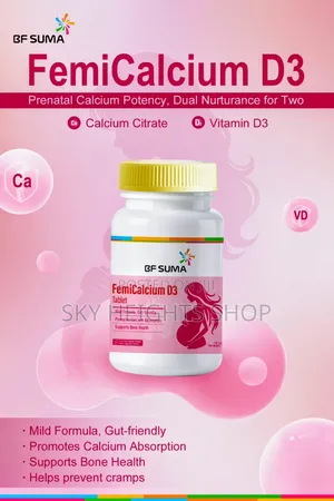 Stronger Bones, Teeth Prevent Cramps With Femicalcium D3 for Mothers