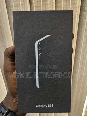 New Samsung Galaxy S25 256 GB Black