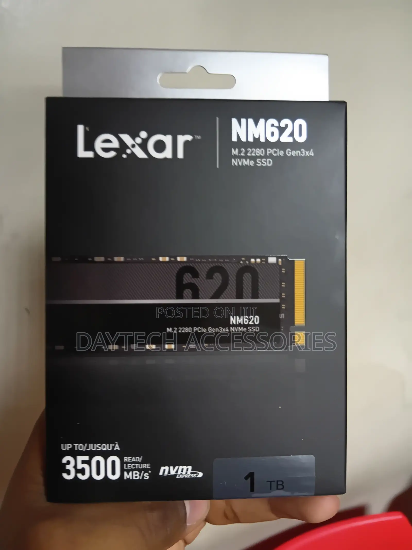 This Is a 1tb Lexar Nm620 M.2 2280 Pcie Gen3x4 Nvme Solid State Drive.