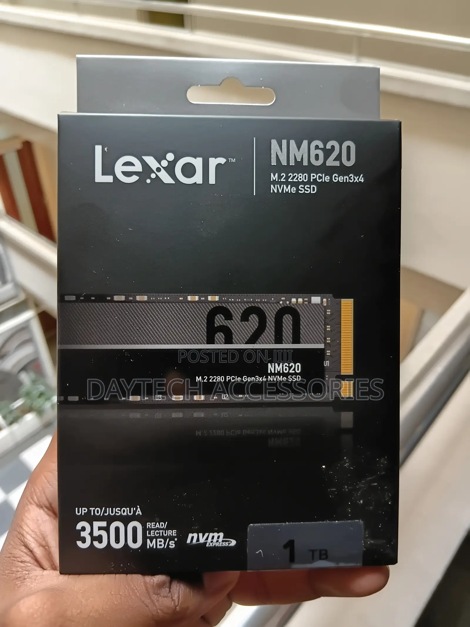 This Is a 1tb Lexar Nm620 M.2 2280 Pcie Gen3x4 Nvme Solid State Drive.
