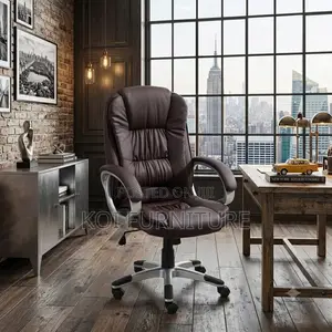 Office Chairs; Leather Senior Executive Office Seat
