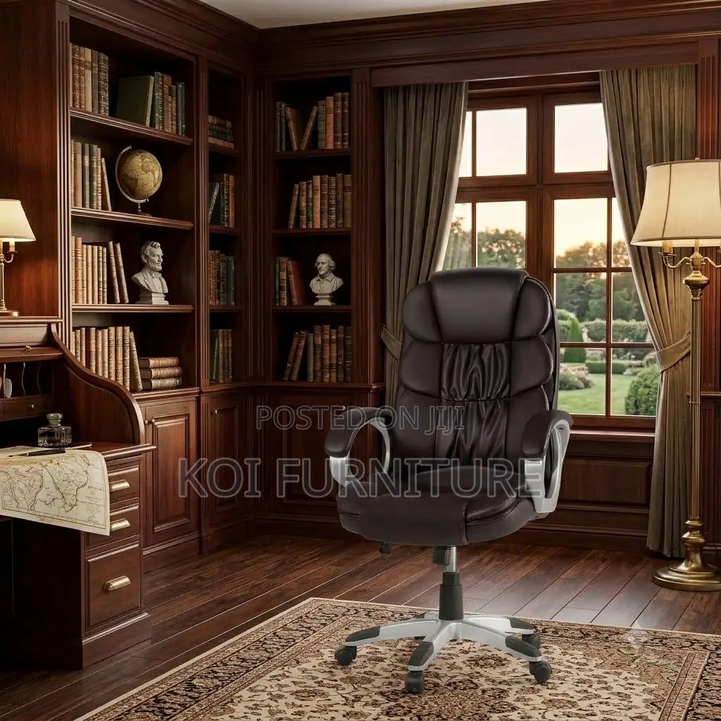 Office Chairs; Leather Senior Executive Office Seat