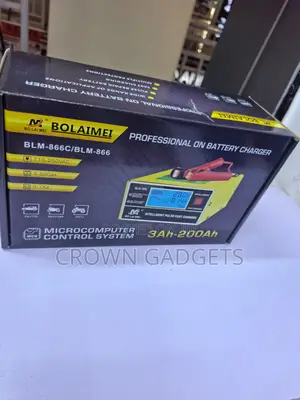 Bolaimei Blm866 Fast 12v/24v Battery Charger With LCD