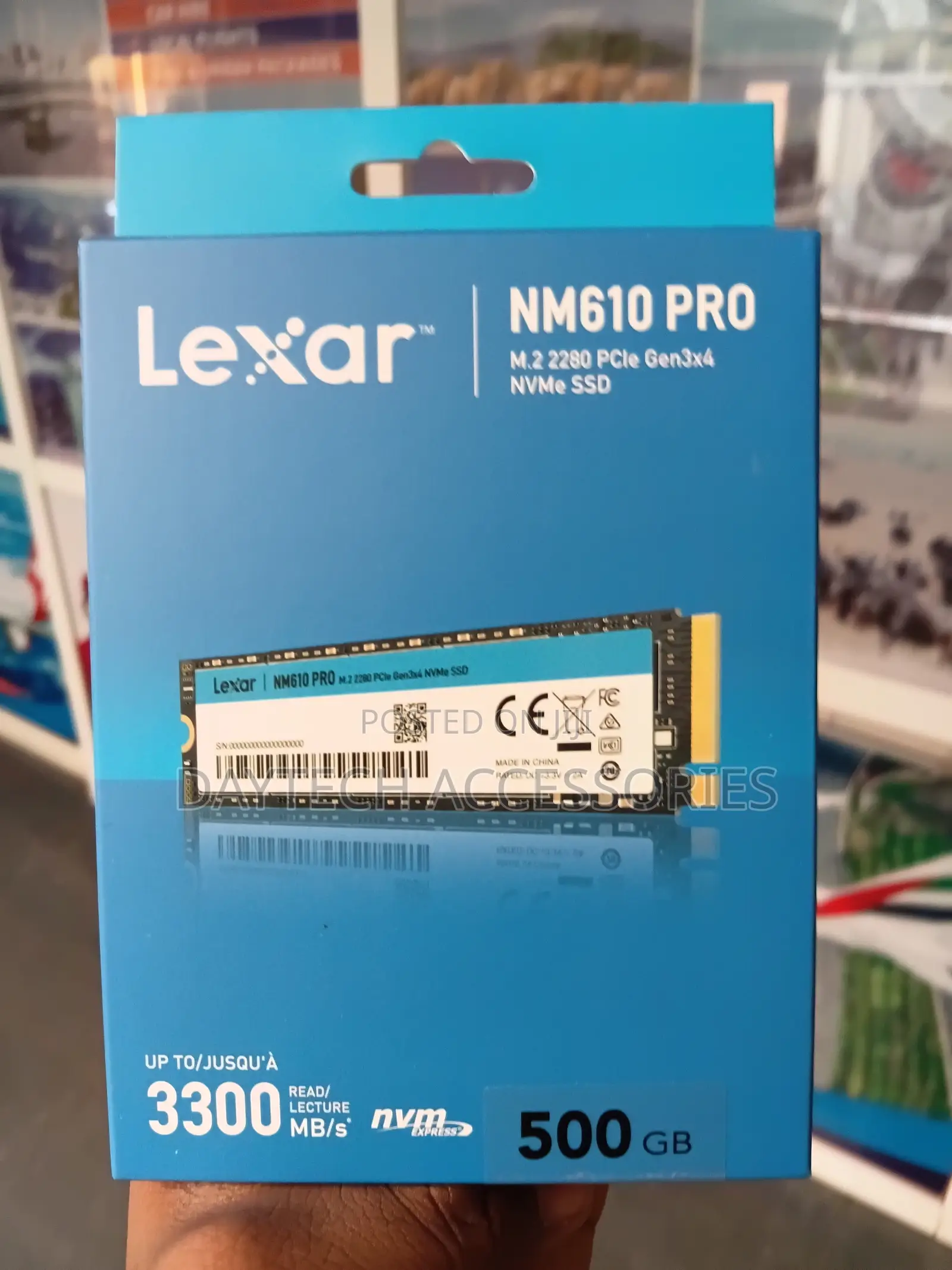 Lexar Nm610pro 500gb SSD M.2 2280 Pcie Gen3x4 Nvme.