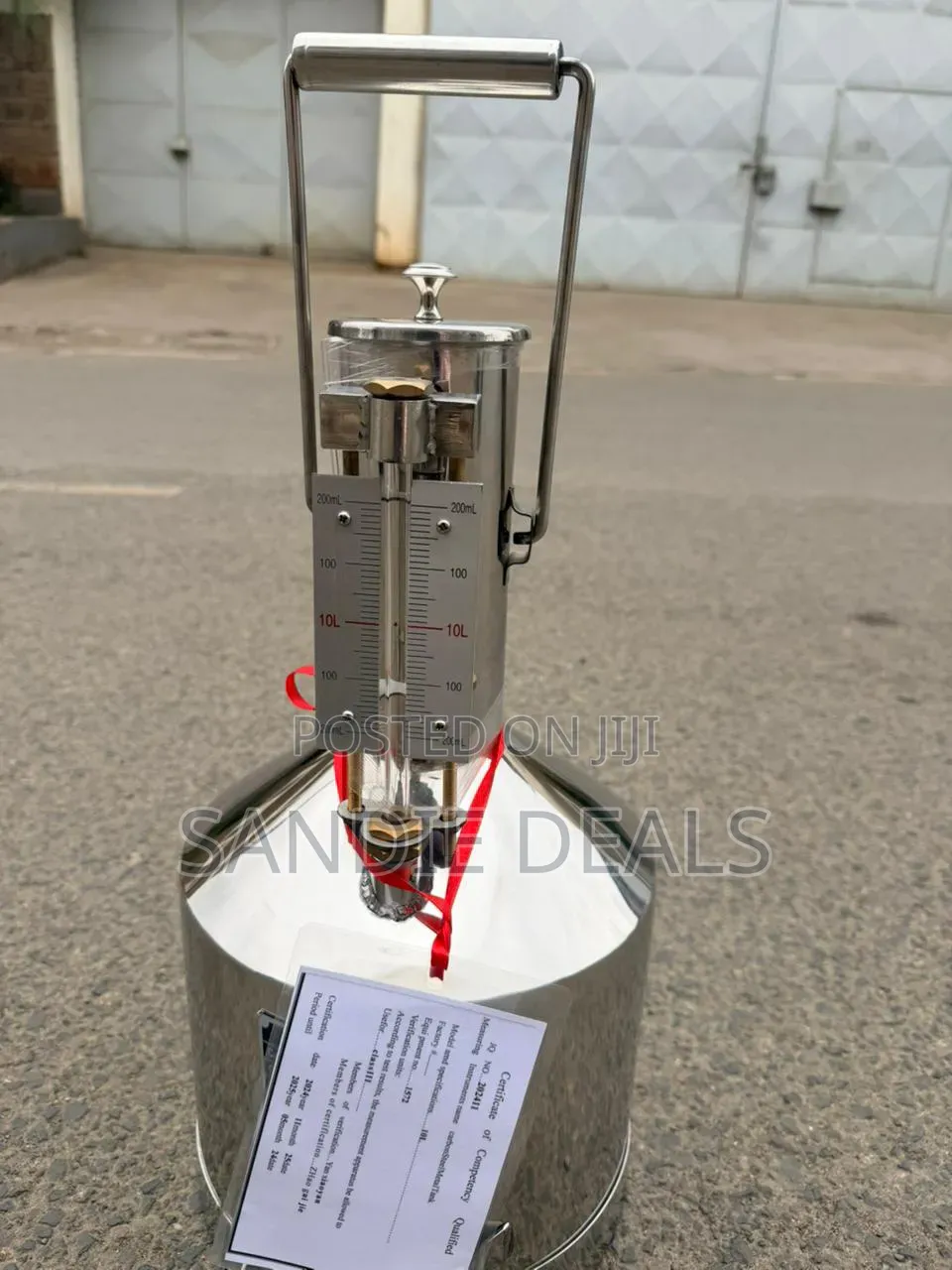 Fuel Analysis Container