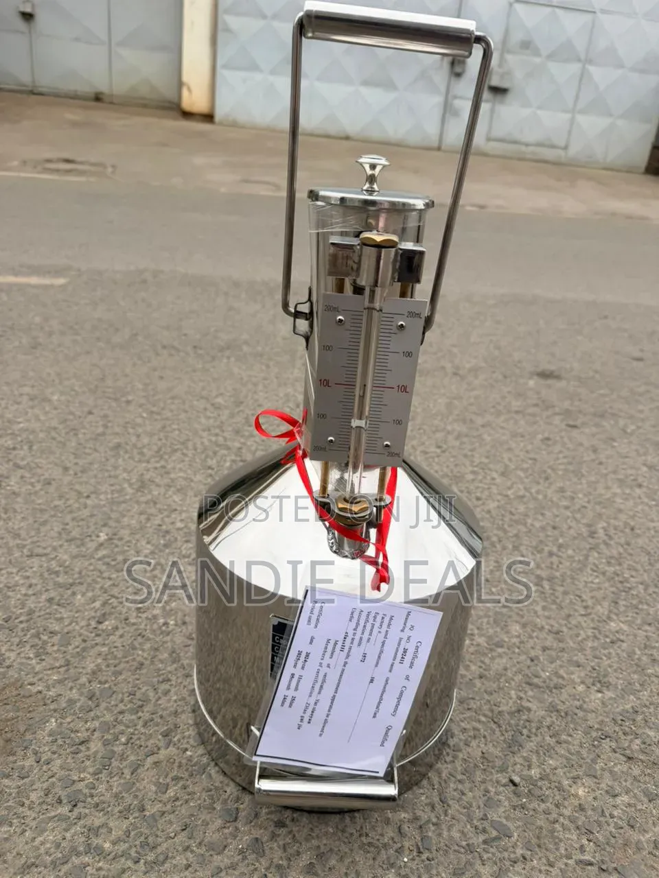 Fuel Analysis Container
