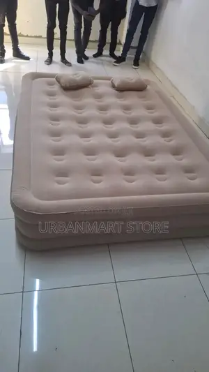 Portable Air Bed 5x6 Available in Beige and Brown