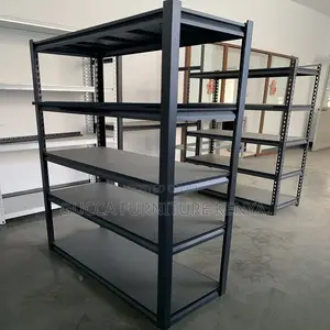 Adjustable Metallic Office Bookshelf