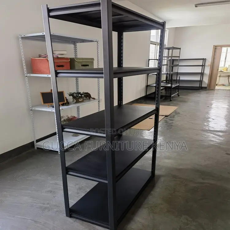 Adjustable Metallic Office Bookshelf