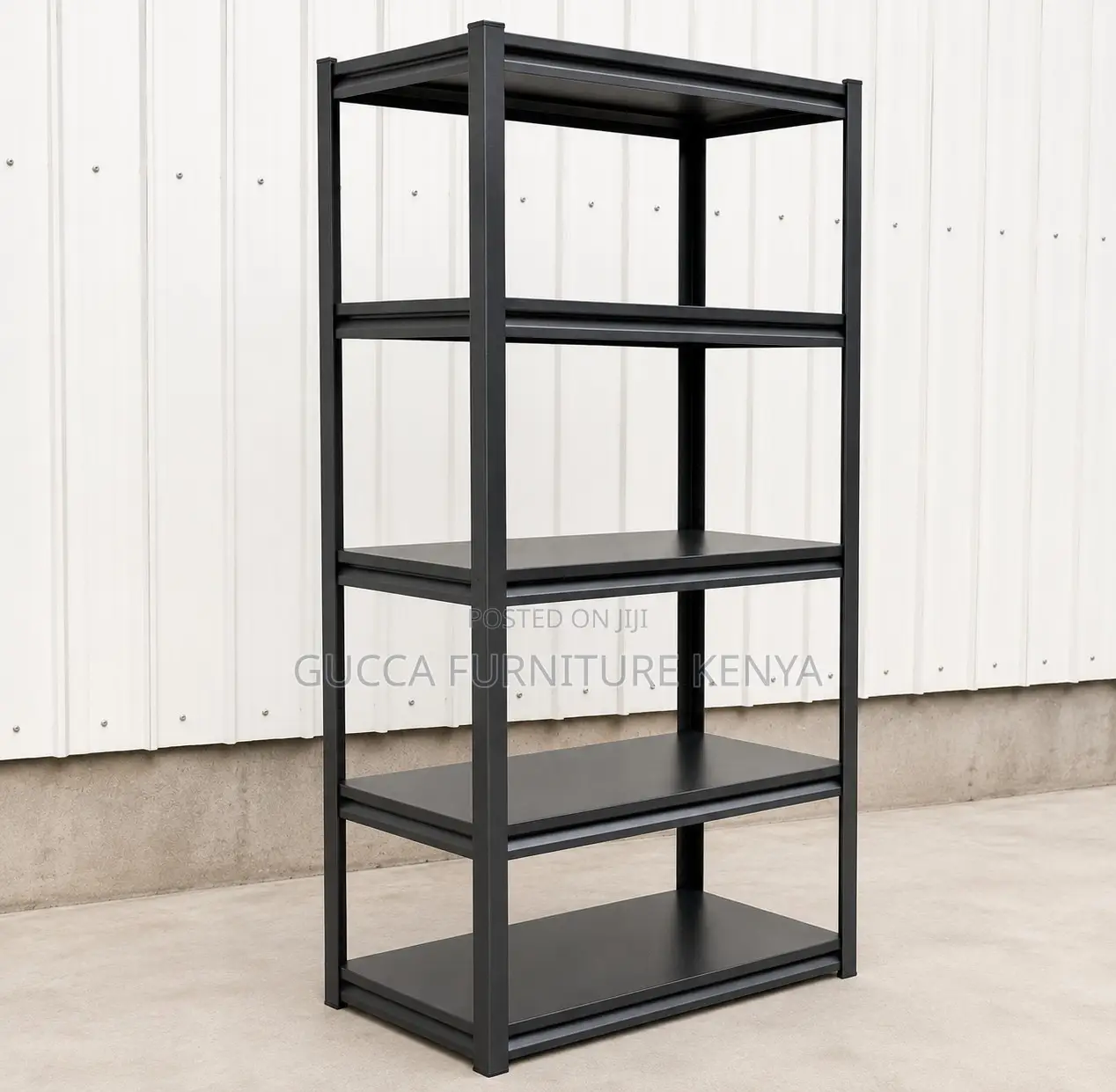 Adjustable Metallic Office Bookshelf