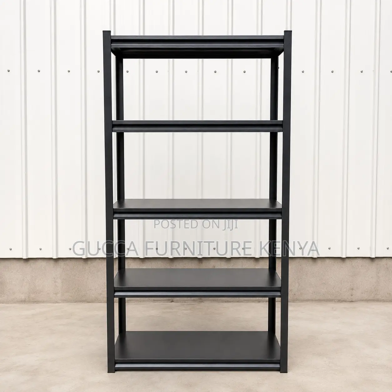 Adjustable Metallic Office Bookshelf