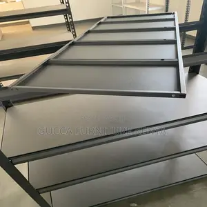Adjustable Metallic Office Bookshelf