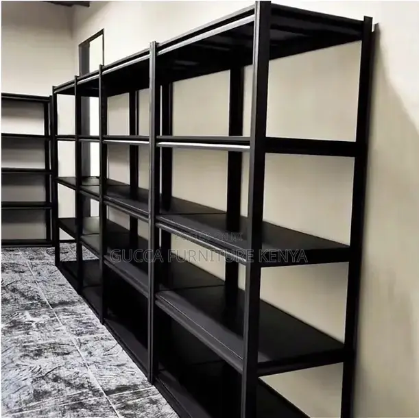 Adjustable Metallic Office Bookshelf