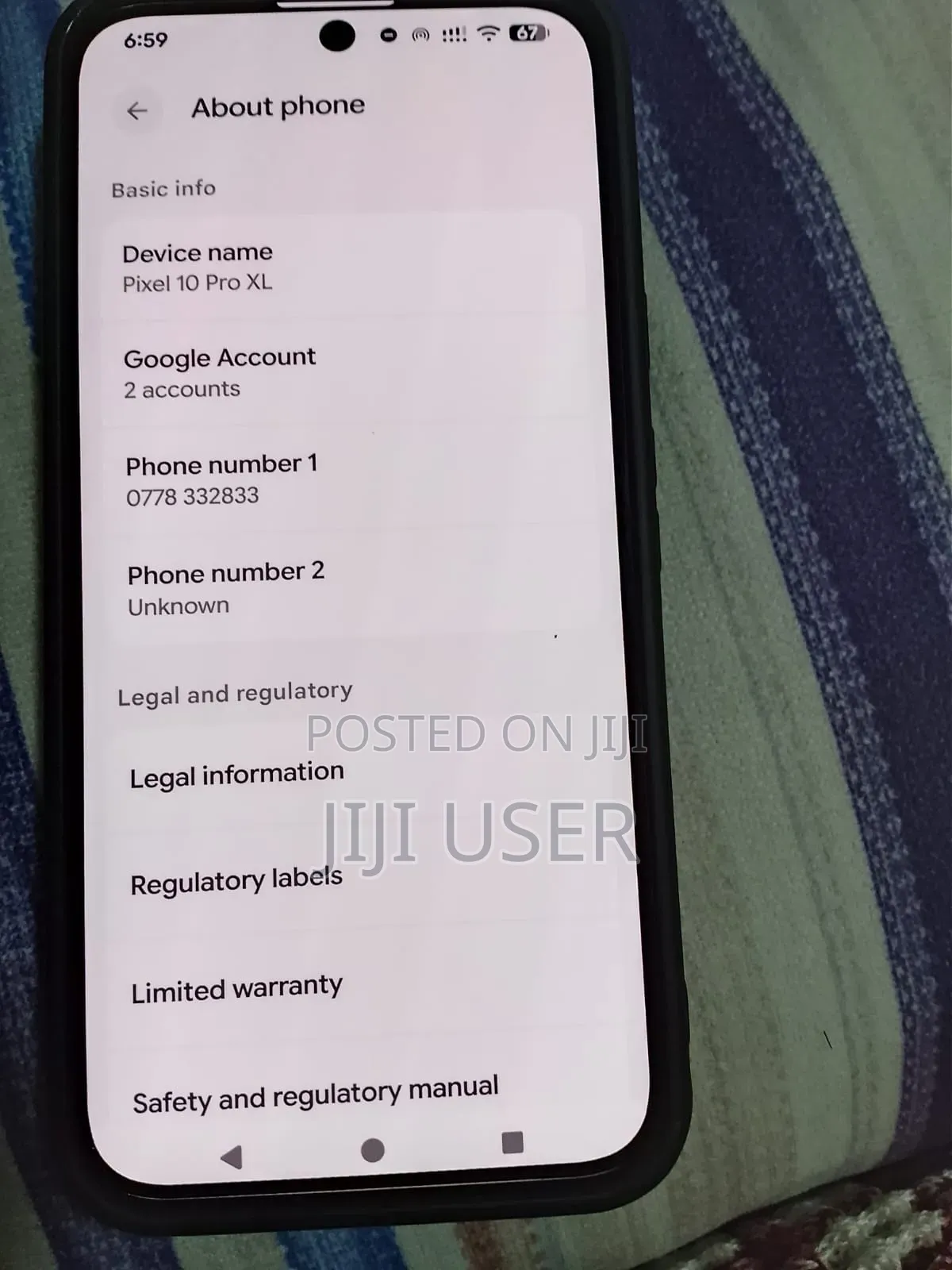 Google Pixel 10 Pro XL 256 GB Black
