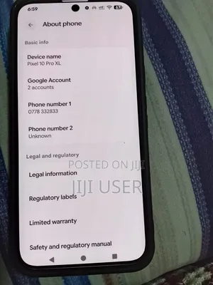 Google Pixel 10 Pro XL 256 GB Black