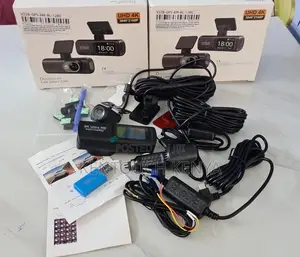 Uhd Wifi Dash Cam Car DVR + 1080p Rear Camera + GPS + 128gb Card