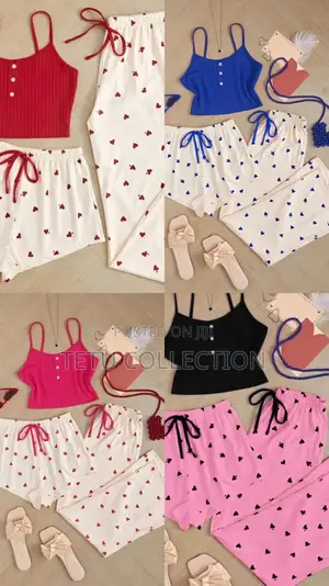 3pcs Pajamas Sets for Ladies