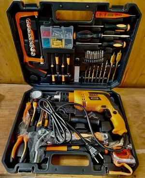 Dera Corded Hammer Drill Set With 95 Pieces