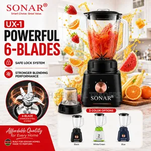Sonar 2in1 Blender and Grinder(1 Year Warranty)