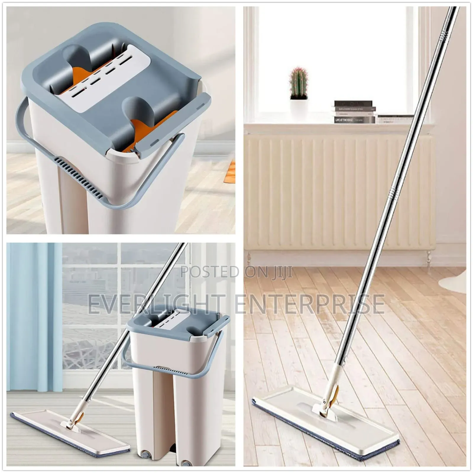 Magic Mop +Bucket With Extra Top Cloth