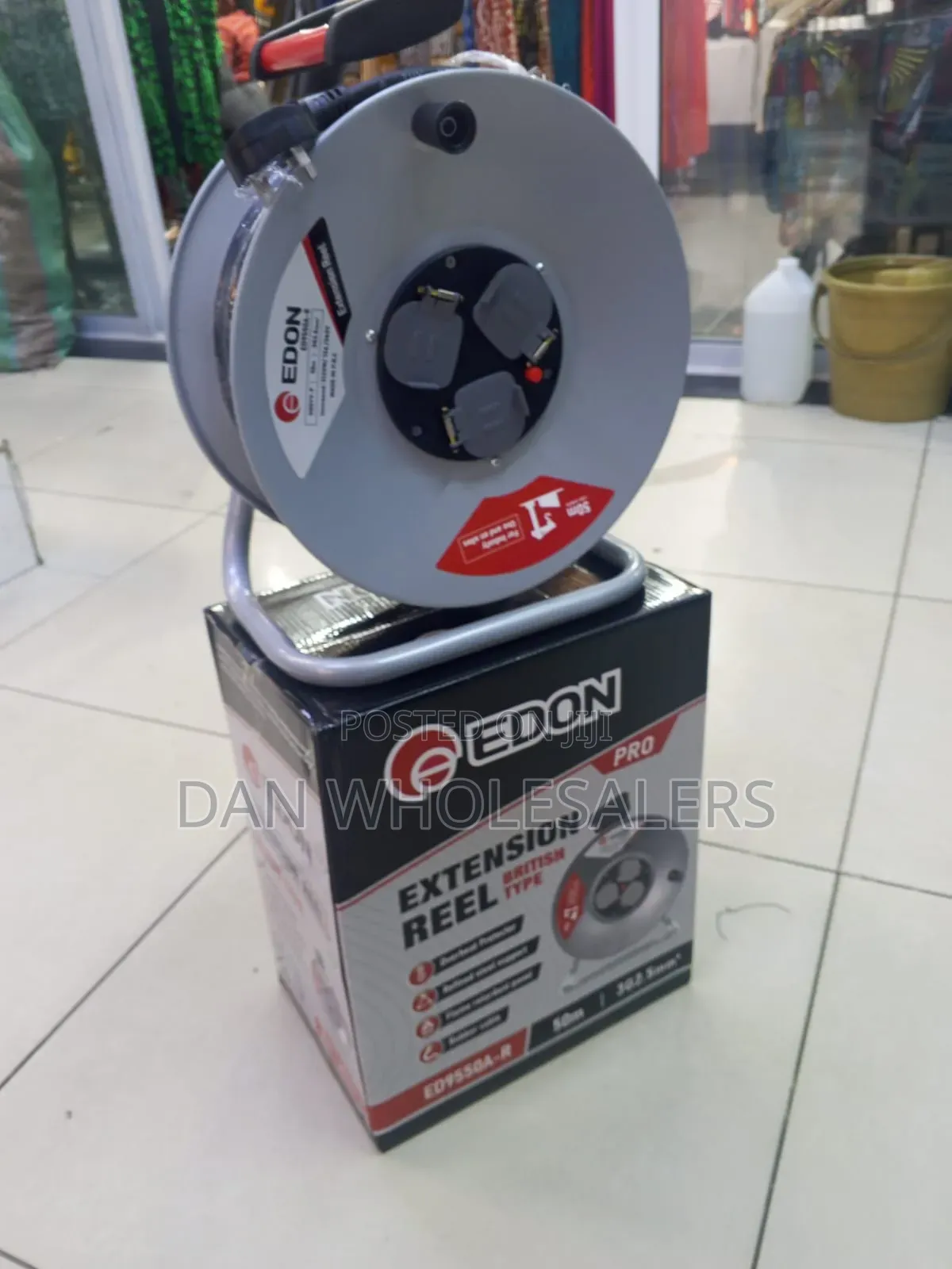 Edon Pro Extension Reel 50m 3g2.5mm Cable