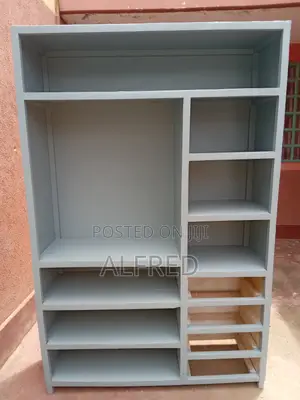 Modern Grey Wardrobe – Custom Made