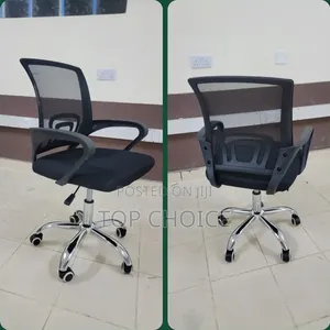 Office Chair , Mesh Mid - Back.