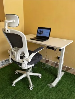 Electric Table and Chair Set (Adjustable Standing Desk).