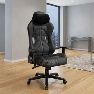 Gaming Chair; Modern Leather Executive Gamer's Gaming Chair