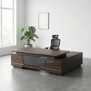 Office Desk; 2.4 Meter Executive Directors Office Desk