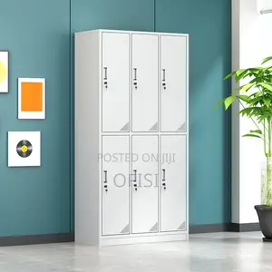 Office Cabinet; 6 Locker Steel Office Cabinet