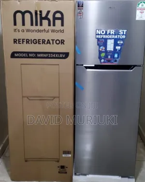 Mika 334 Litres No Frost Double Door Refrigerator