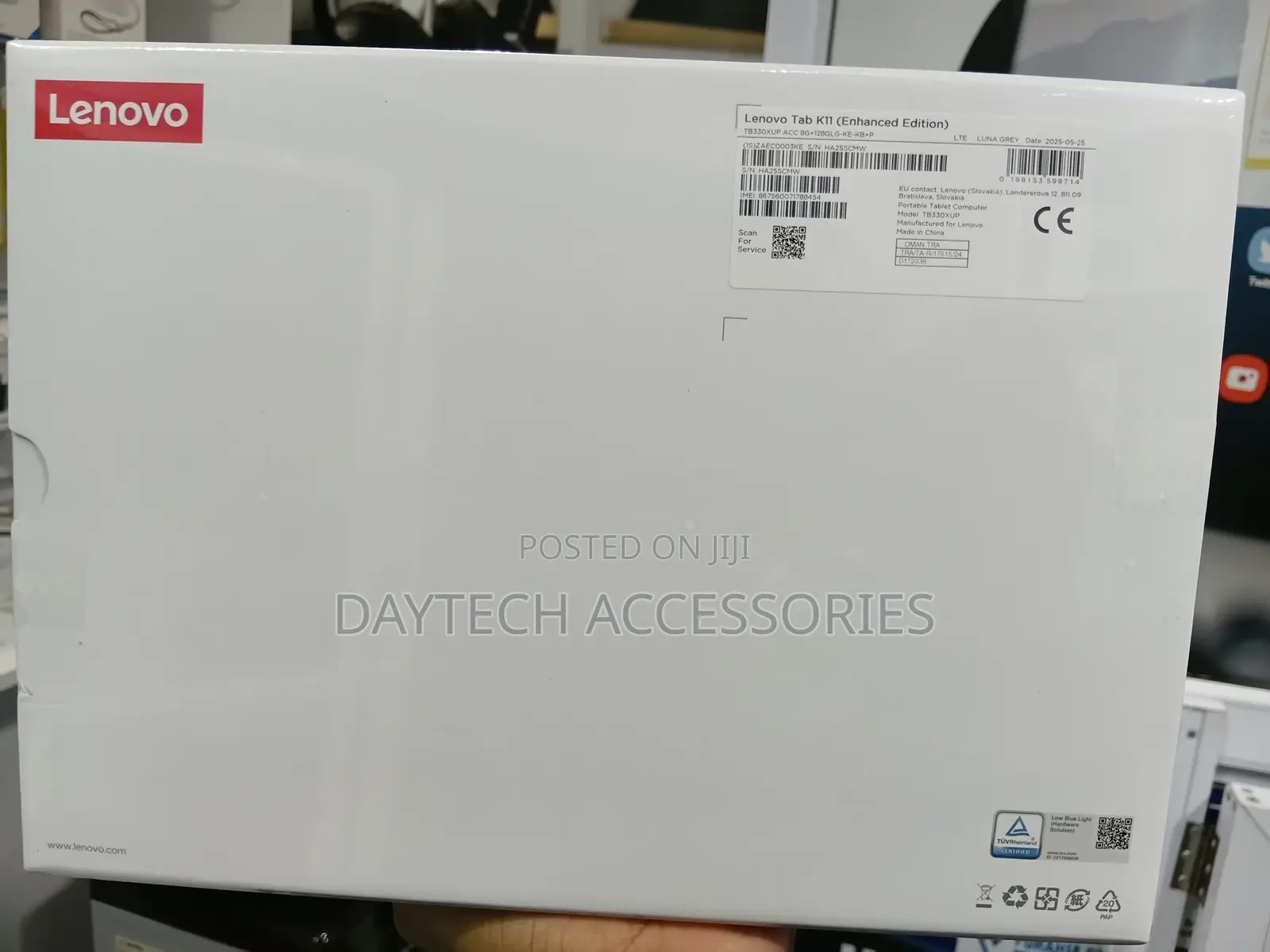New Lenovo Tab K11 128 GB Black