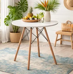 Round MDF Home Dining Table