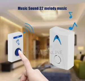 Battery Powered Wireless Chime Door Bell