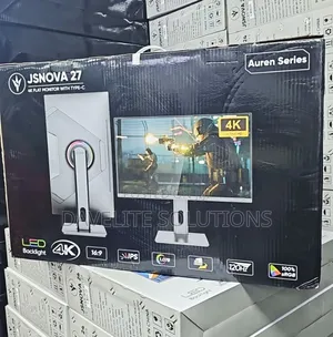 Jsnova 27 Inch Gaming Monitor - 120hz, Hdmi/Dp, Type-C, Ips4k