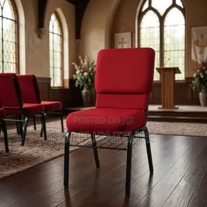 Office Chairs; Armless Red Conferences Church Services Chairs