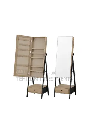 Lazava Led Full-Length Mirror Jewellery Cabinet Lazava