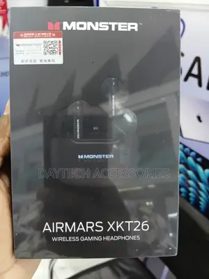 Monster Xkt26 TWS Wireless Gaming Bluetooth Earphones.