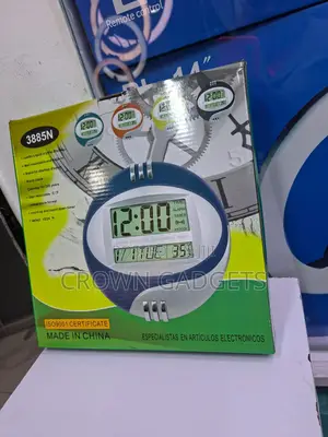 Kadio 3885n Battery Powered LCD Calendar Clock